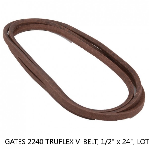 GATES 2240 TRUFLEX V-BELT, 1/2" x 24", LOT OF 2, NNB