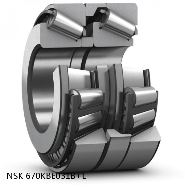 670KBE031B+L NSK Tapered roller bearing