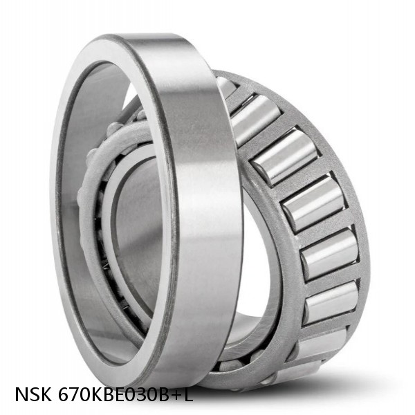 670KBE030B+L NSK Tapered roller bearing #1 small image