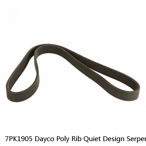 7PK1905 Dayco Poly Rib Quiet Design Serpentine Belt Free Shipping Free Returns #1 small image