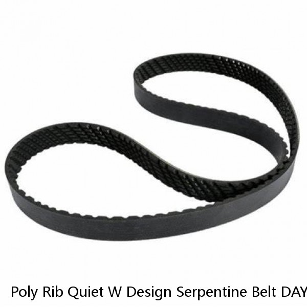 Poly Rib Quiet W Design Serpentine Belt DAYCO 5070687 #1 small image