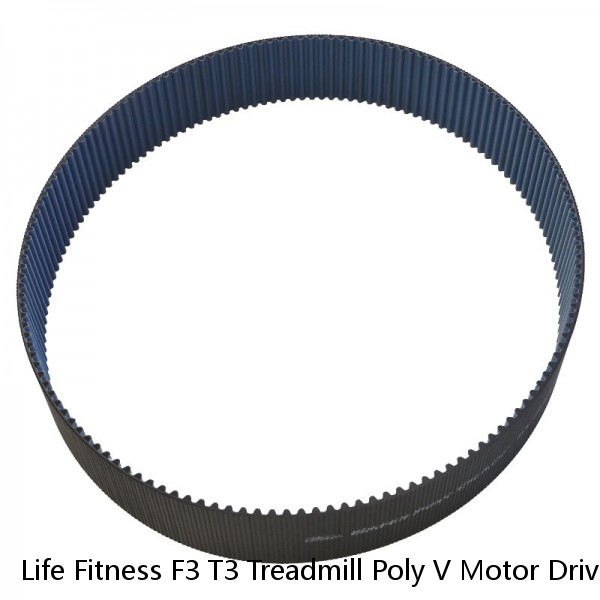 Life Fitness F3 T3 Treadmill Poly V Motor Drive Belt 508 J = 200J 8132201 #1 image