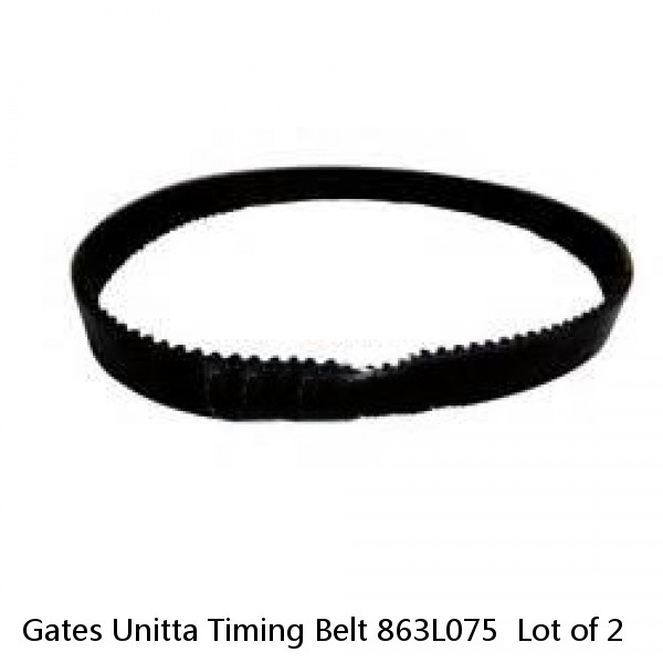 Gates Unitta Timing Belt 863L075  Lot of 2  #1 image